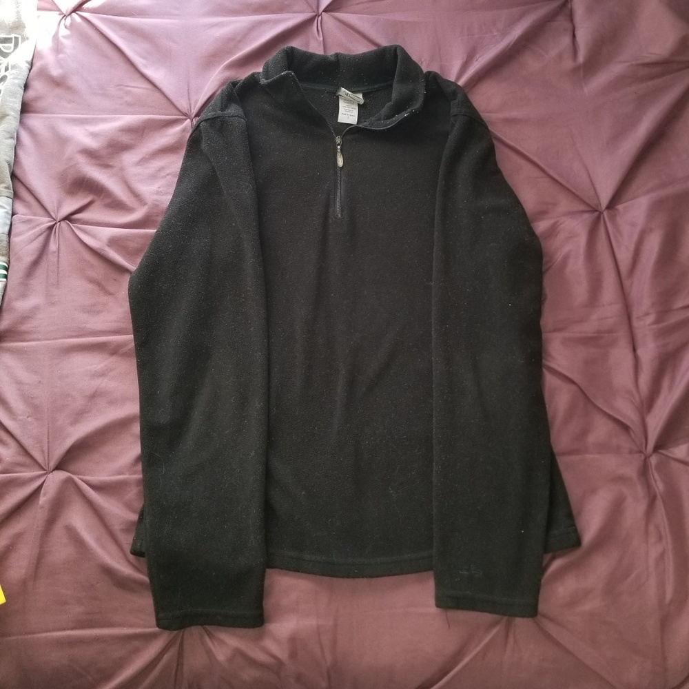 Women's Champion black half zip sweatshirt